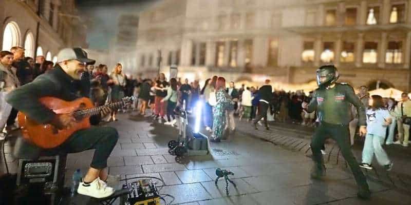 When a Biker Dances the Lambada: An Epic Street Show Surprise
