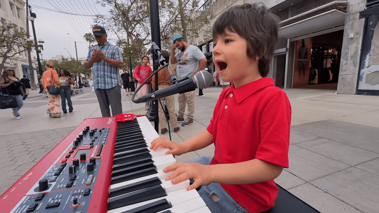 Nicholas Protsenko’s Incredible 5-Year-Old Elvis Cover Stuns the Street