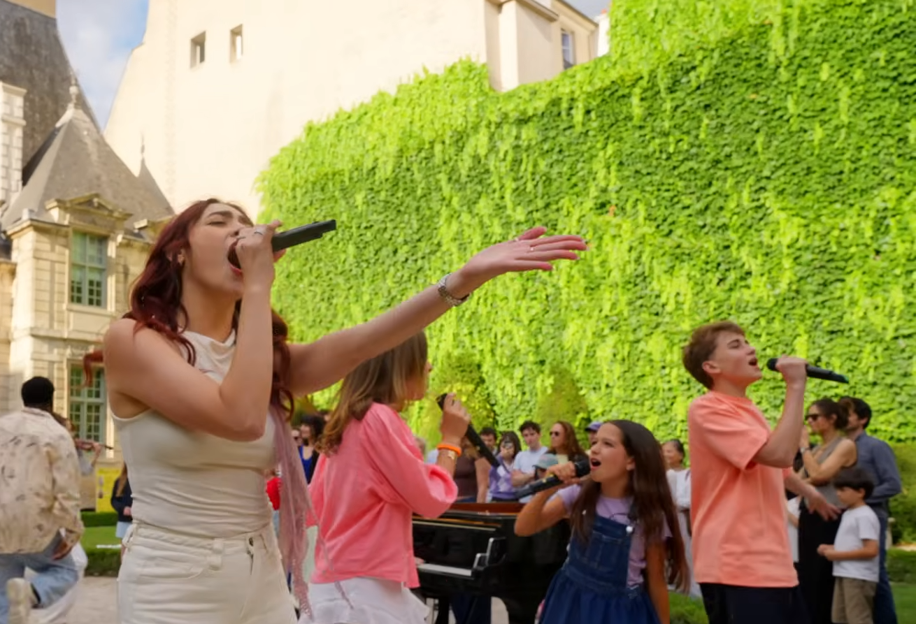 BTS Turns a Paris Garden Into an Incredible Flashmob