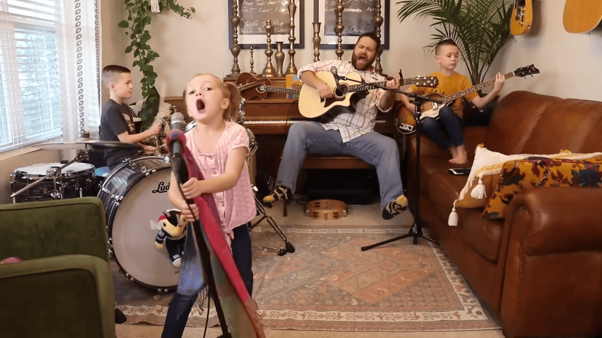 Colt Clark and the Quarantine Kids’ Touching Beatles Rewind
