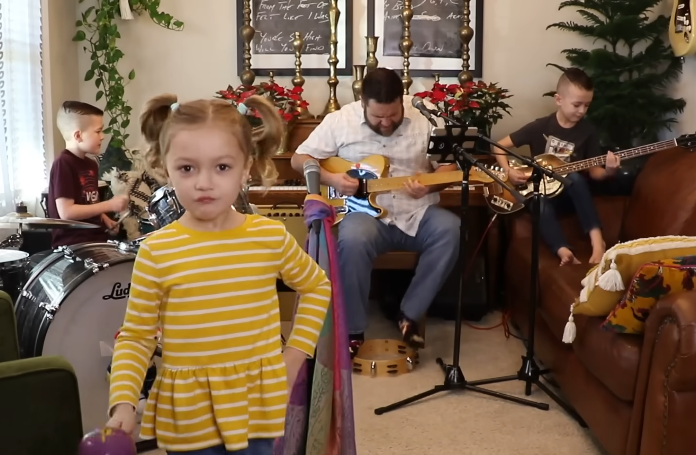 Colt Clark’s Astonishing Family Gimme Shelter Cover